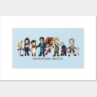 Octopath Traveler Chibi Characters Posters and Art